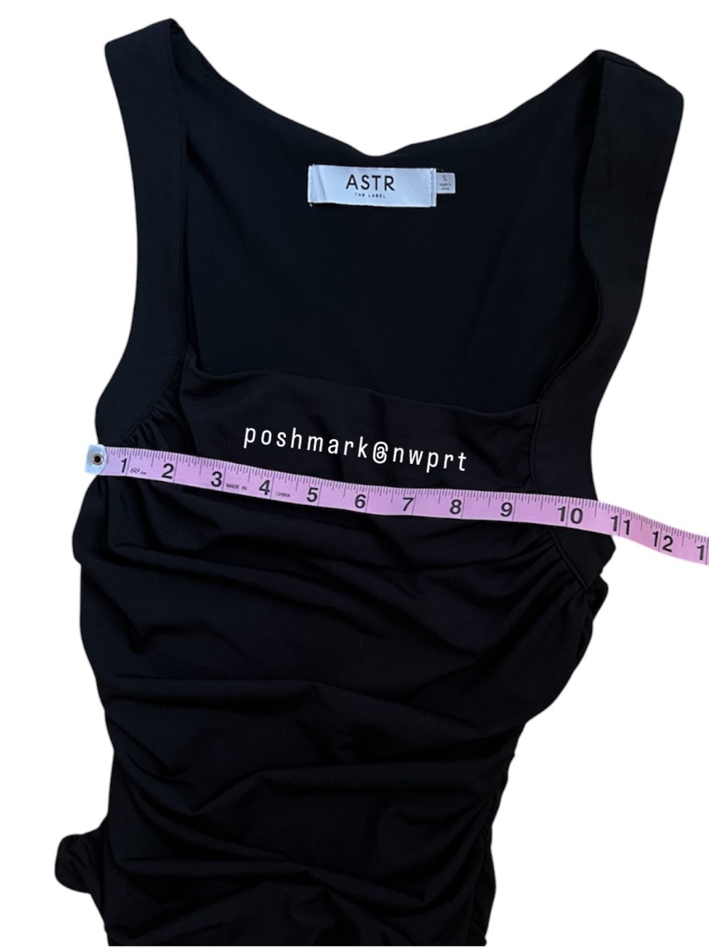 ASTR Voncile Ruched Bodysuit Tank Top S Small - Picture 8 of 10